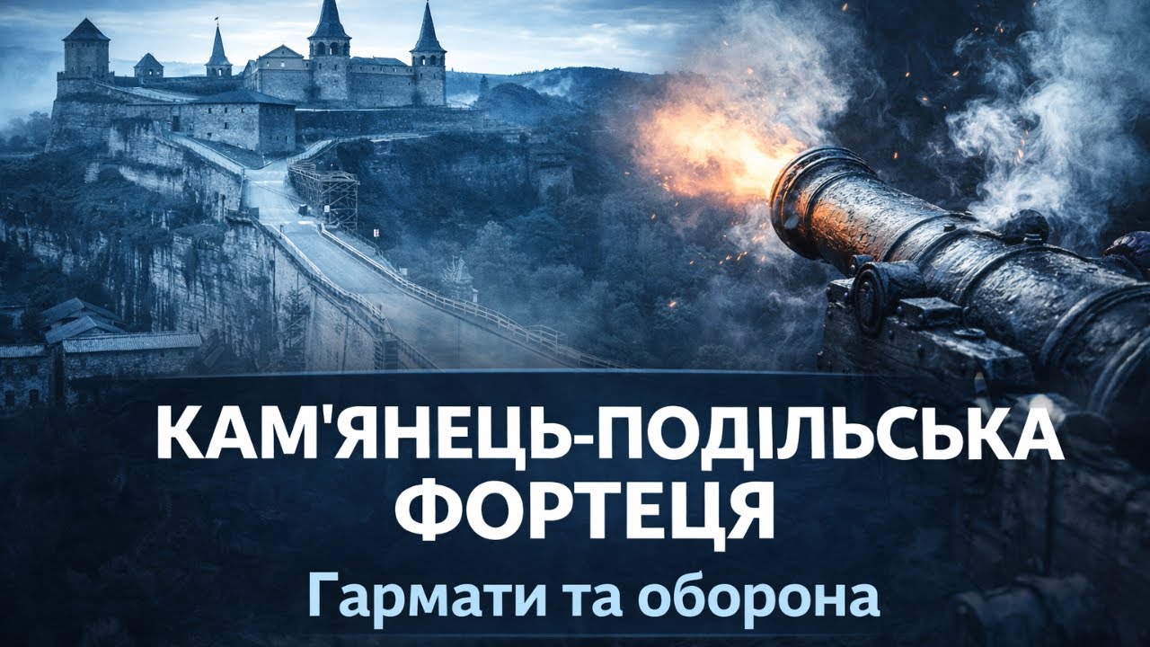 🧱 Кам’янець-Подільська фортеця: гармати, мортири та оборона каньйоном 🏰🔥