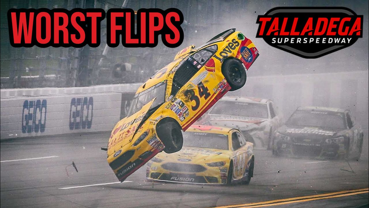 Worst NASCAR Flips at Talladega