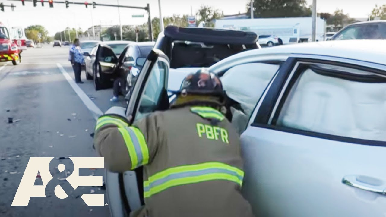 Live Rescue: Sedan REAR ENDS Car, Causes Chain Reaction | A&E
