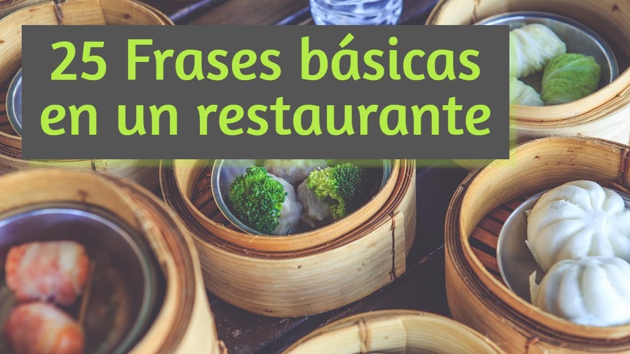Aprender chino escuchando | 25 Frases útiles en un RESTAURANTE