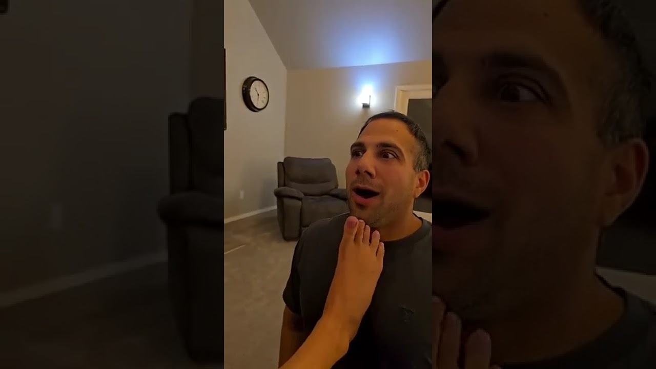 She used her feet to smack him