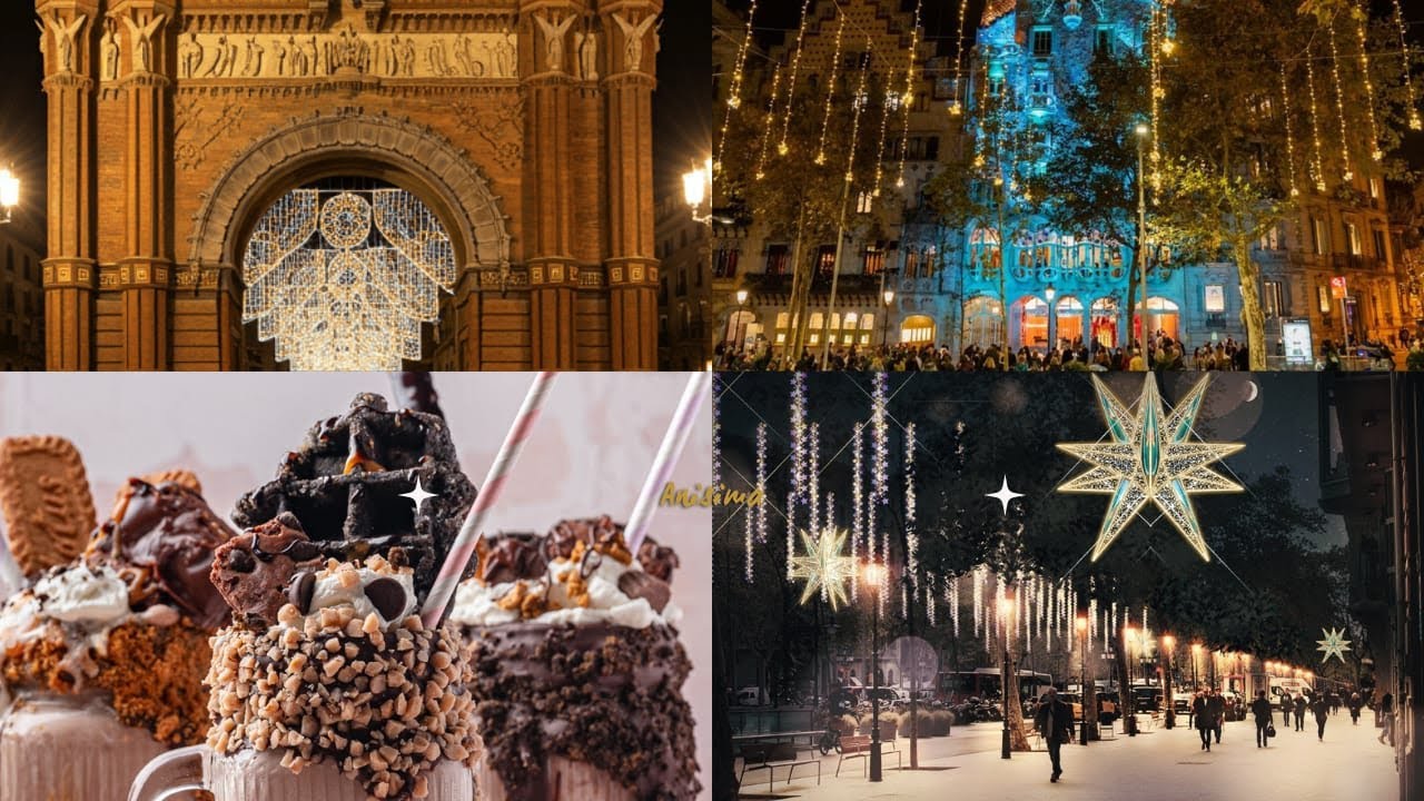 Barcelona in Christmas Mood 🎄✨রাত নয়টায় কী খেতে মন চাইলো🥤