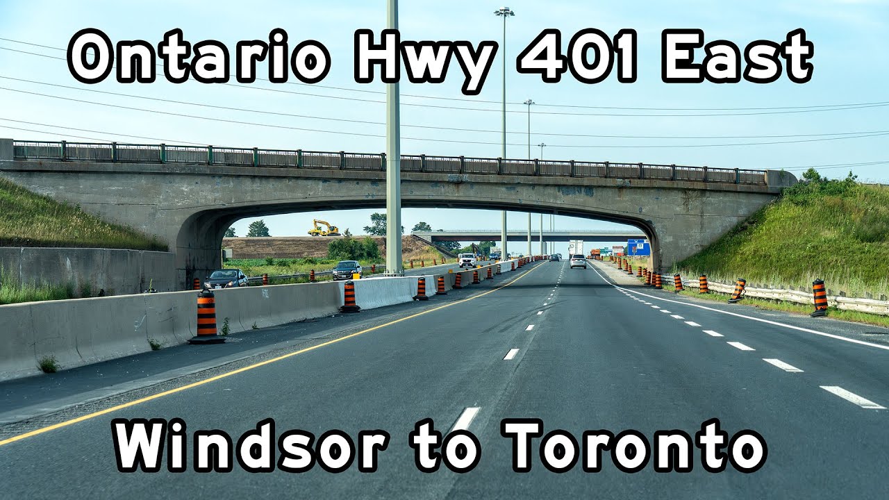 Ontario Highway 401 - Windsor to Toronto - July, 2025