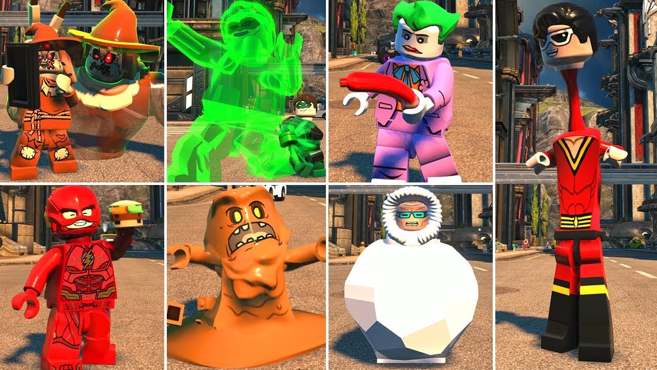 The Best/Funniest Character Idle Animations in LEGO DC Super-Villains (w/All DLC)