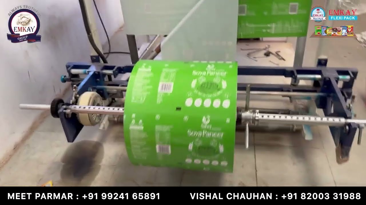 Soya Paneer | Tofu 1kg Pouch / Rotogravure Cylinder Printed Laminated Plastic Packaging Material 