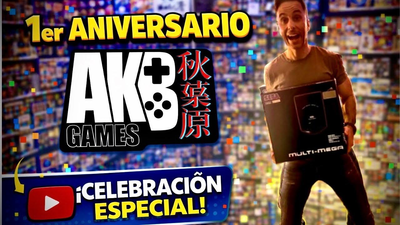 🎉🎮 Aniversario de AKIBA GAMES 🎮🎉