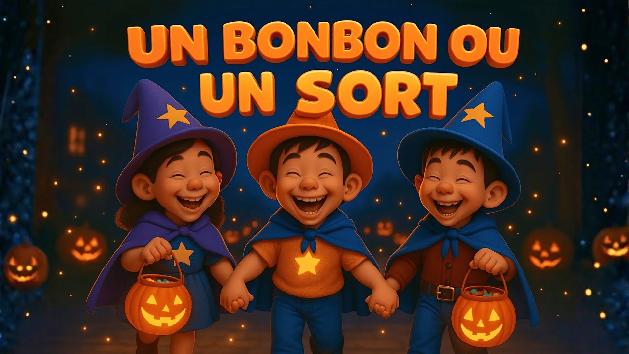 Un Bonbon ou un Sort ! 🍭🎃🪄 | Chanson de Halloween pour Enfants 🎶