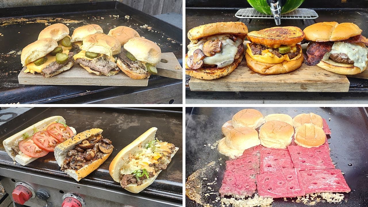 7 Griddle Burger Ideas When You're Tired of Smash Burgers