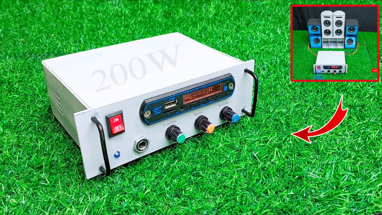 How To Make 2.1 Amplifier || 200 Watt Amplifier