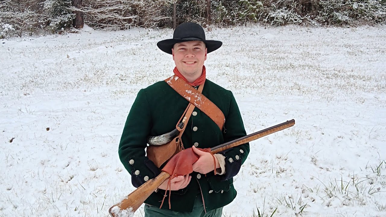 An 18th Century Hike in the Snowy Woods