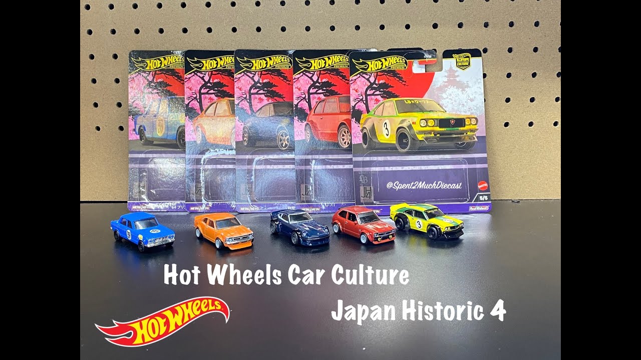 2024 Hot Wheels Premium Car Culture Japan Historics 4 - Diecast Unboxing - JDM Old School