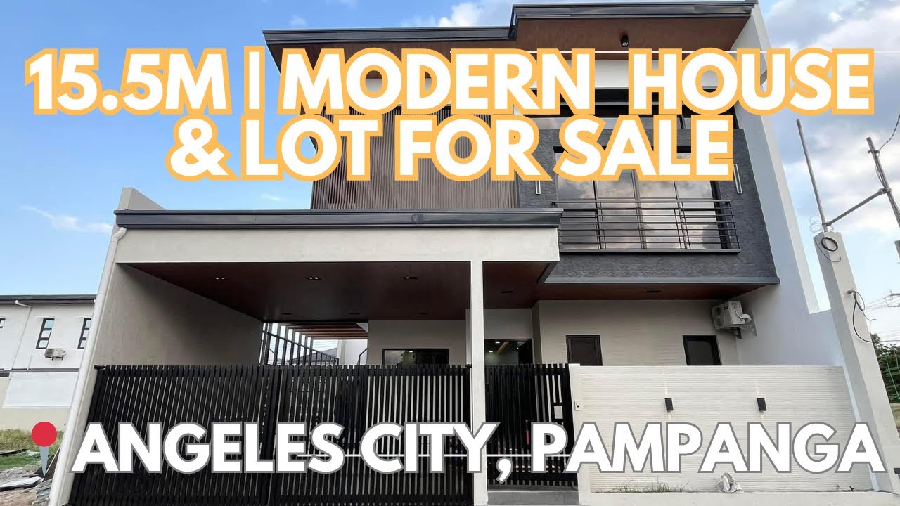 🏡 15.5M Modern 4BR House for Sale in Angeles City near Clark & Korean Town Pampanga | Price Drop!