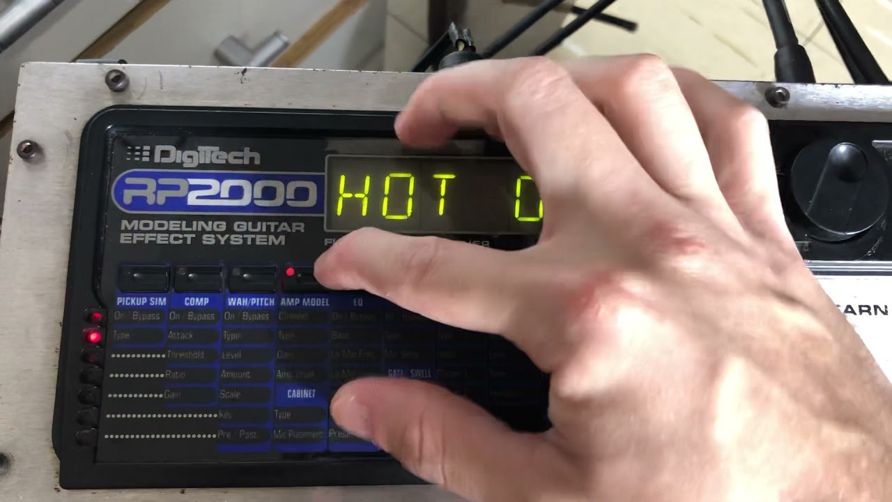 Como configurar Digitech RP2000 (SEM ENROLAÇÃO) - Franco - Montando patches 2021
