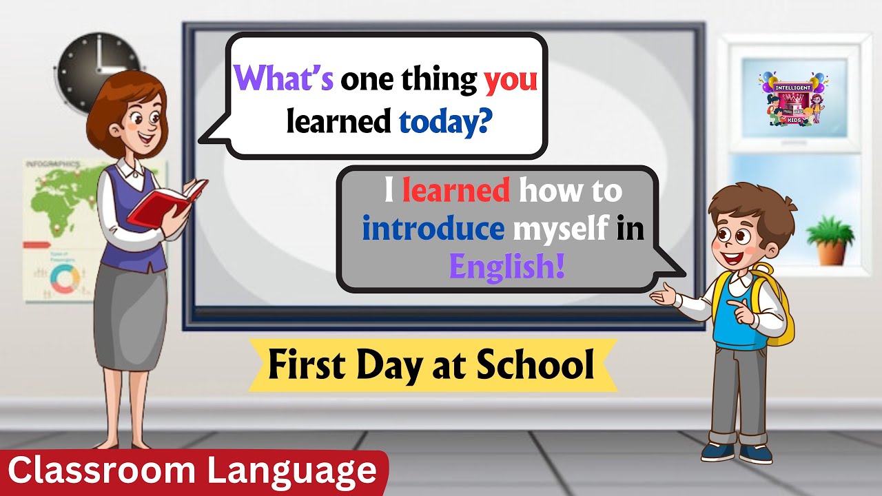First Day of School Questions and Answers | Student & Teacher English Conversation | Learn English