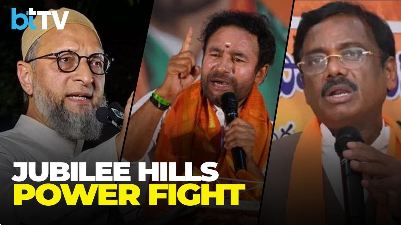 Jubilee Hills Bypoll Heats Up: Congress, BJP, BRS In 3-Way Hyderabad Power Battle