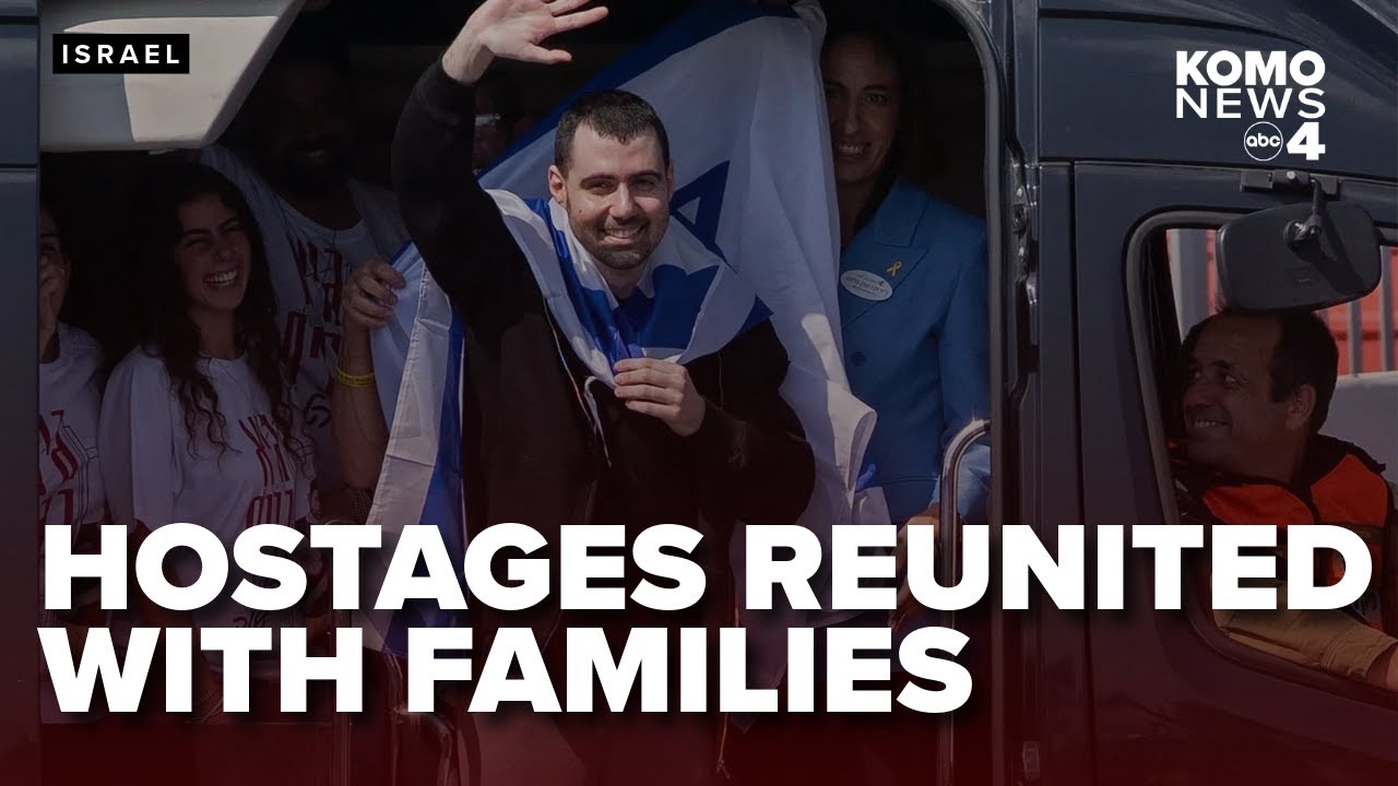 HOSTAGES RELEASED: Reaction from families as they are reunited with loved ones released from Gaza