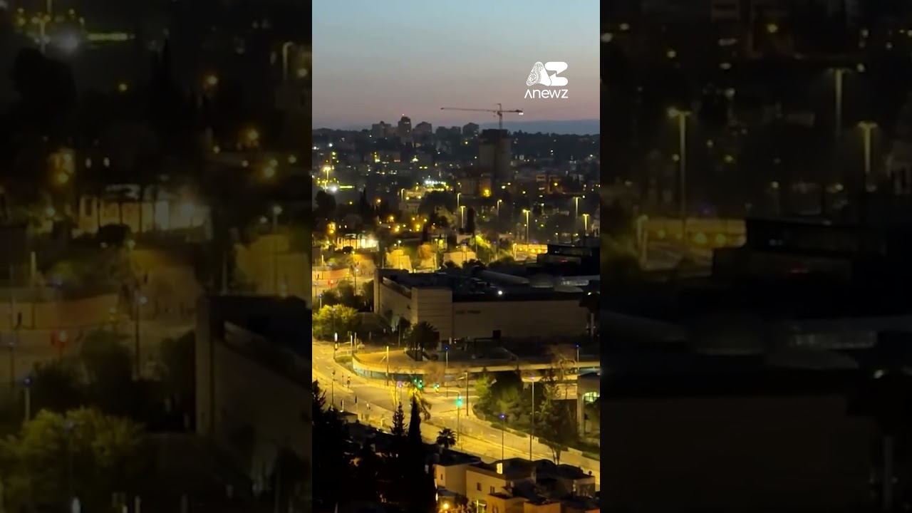 Sirens sound in Jerusalem as Iran launches missiles at Israel