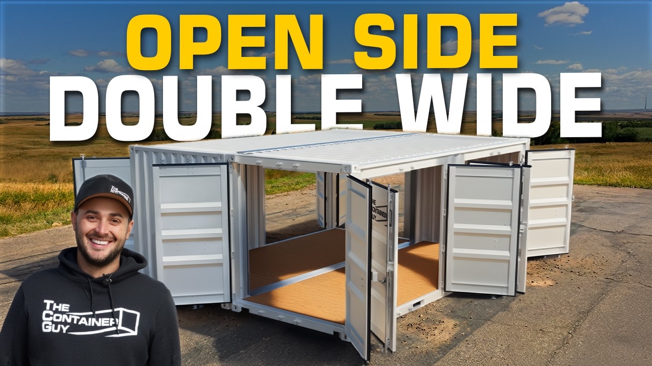 Building a 320 Sq Ft Shipping Container Garage | Full Build