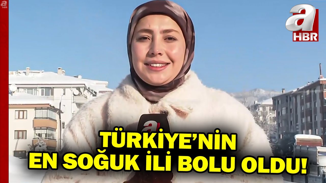 Bolu'da Termometreler Eksi 21,3 Dereceyi G&ouml;sterdi! | A Haber