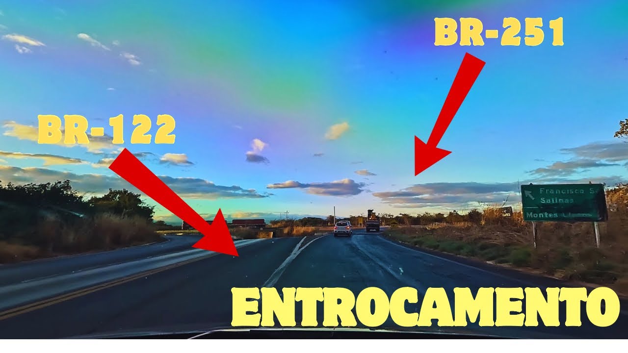 40- SAINDO DE ESPINOSA-MG BR-122 x BR-251 ATÉ MONTES CLAROS, VIAGEM DE CARRO AO NORDESTE 2024.