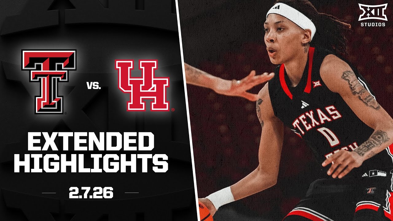 #18 Texas Tech vs. Houston Extended Highlights | 2025-26 Big 12 Women's Basketball