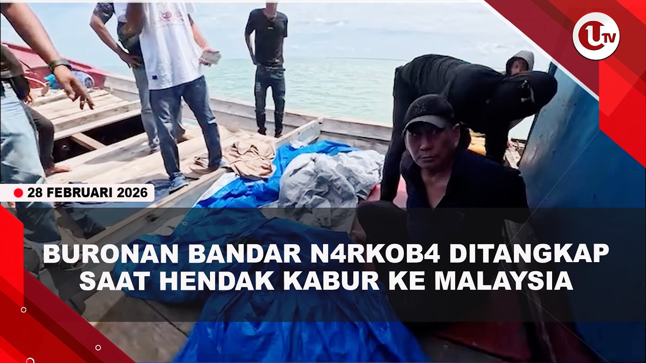 BANDAR NARKOBA, KO ERWIN DITANGKAP SAAT HENDAK KABUR KE MALAYSIA | U-NEWS
