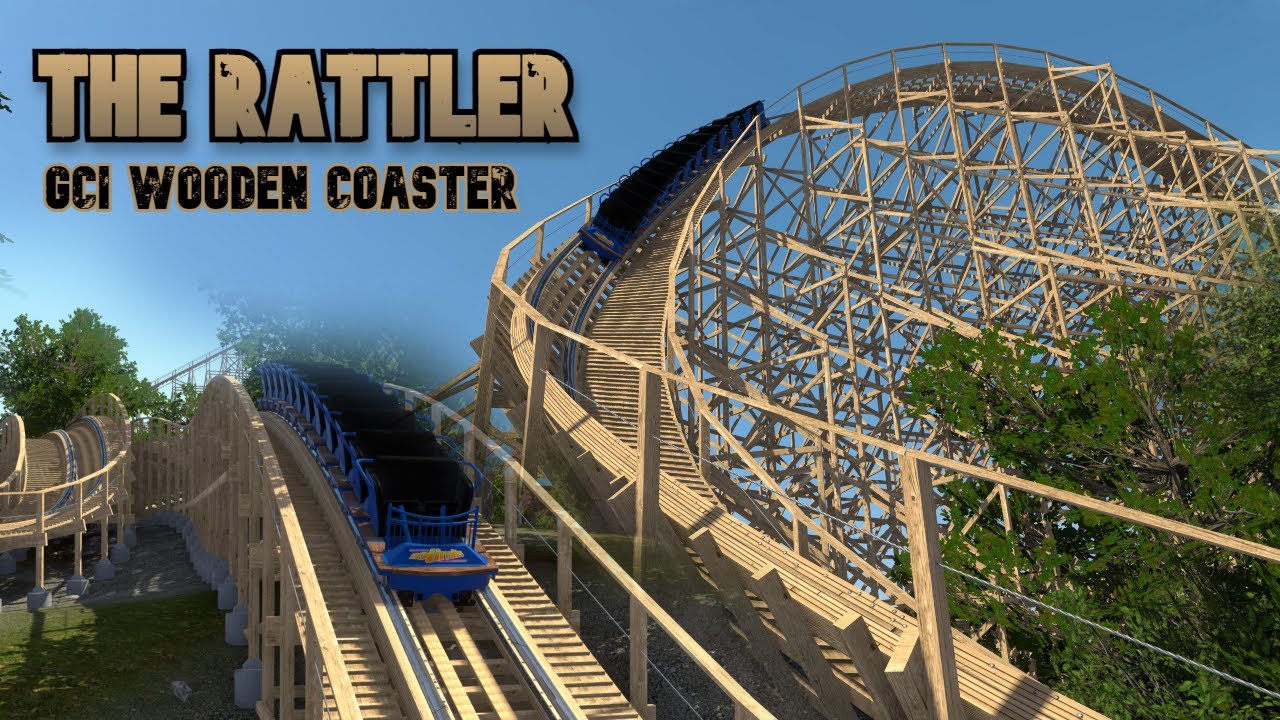 THE RATTLER | GCI Wooden Coaster | No Limits 2 Pro