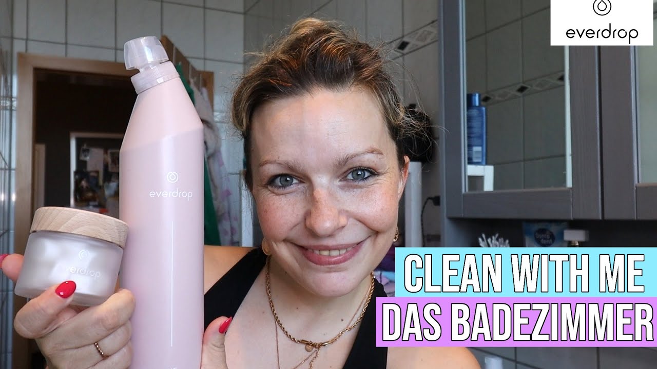 Clean with me | DAS BADEZIMMER | Unterst&uuml;tzt durch @everdrop | September 2023 | Das sind WIR