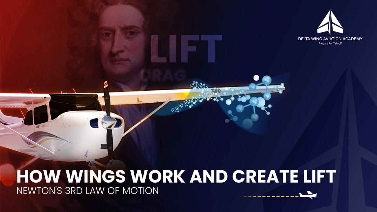 ✈️ How Lift Works: Newton’s Third Law Explained for Pilots