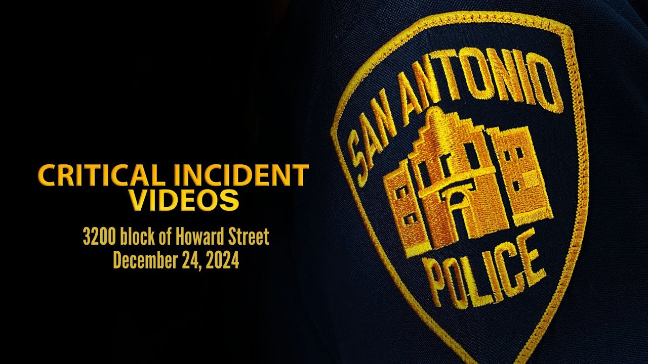 San Antonio Police Critical Incident Video Release: 3200 block of Howard Street