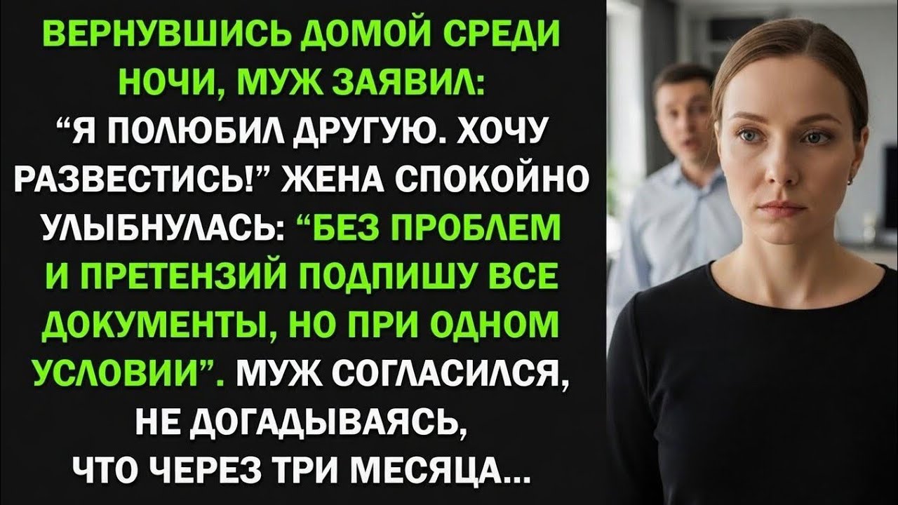 Рассказ до слез. Хотел бросить жену ради другой, но судьба решила иначе...