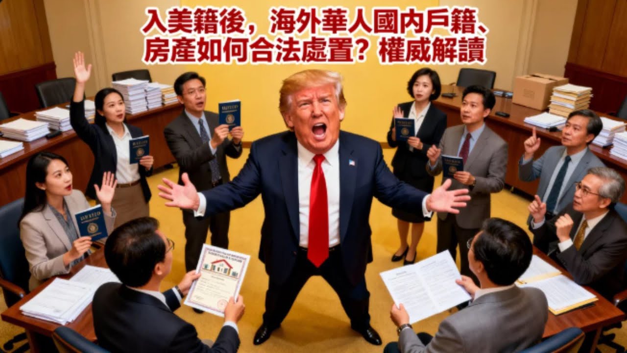 入美籍後戶籍、房產合法處置｜2026最新政策權威解讀，海外華人必看