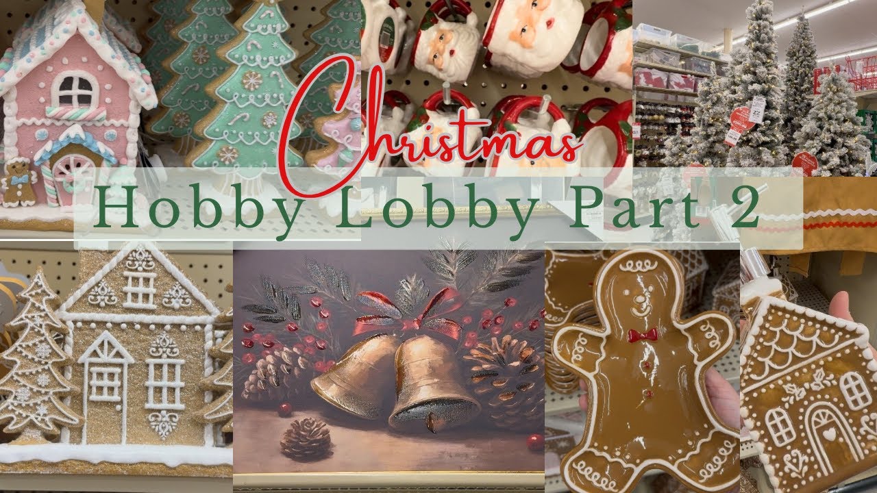 Лучшее из Hobby Lobby, часть 2, Рождественский магазин Hobby Lobby 2025 вместе со мной, идеи рожд...