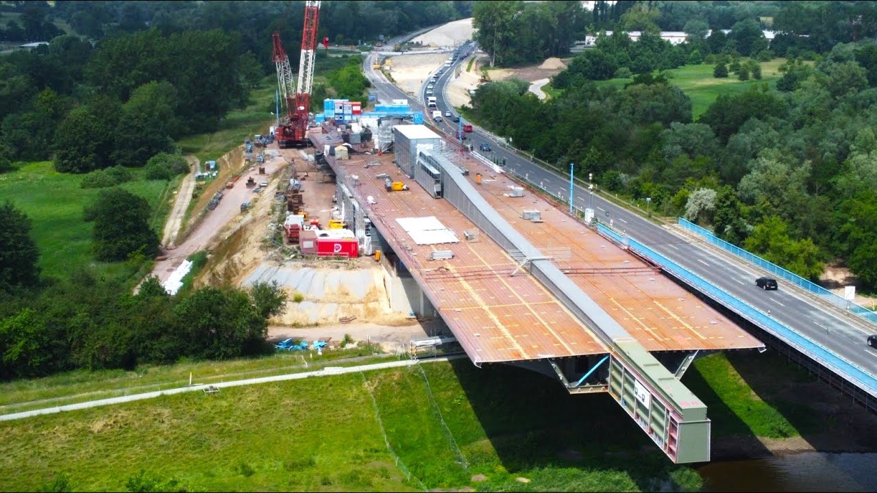 A14 Elbebrücke Juni ´24 I Wittenberge I Elbvorland I Seehausen