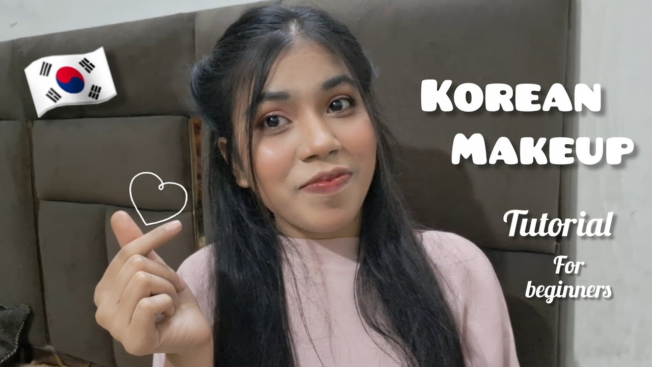 KOREAN MAKEUP TUTORIAL FOR BEGINNERS 🇰🇷✨️ | step by step | How to do Korean makeup | pink makeup 💗 