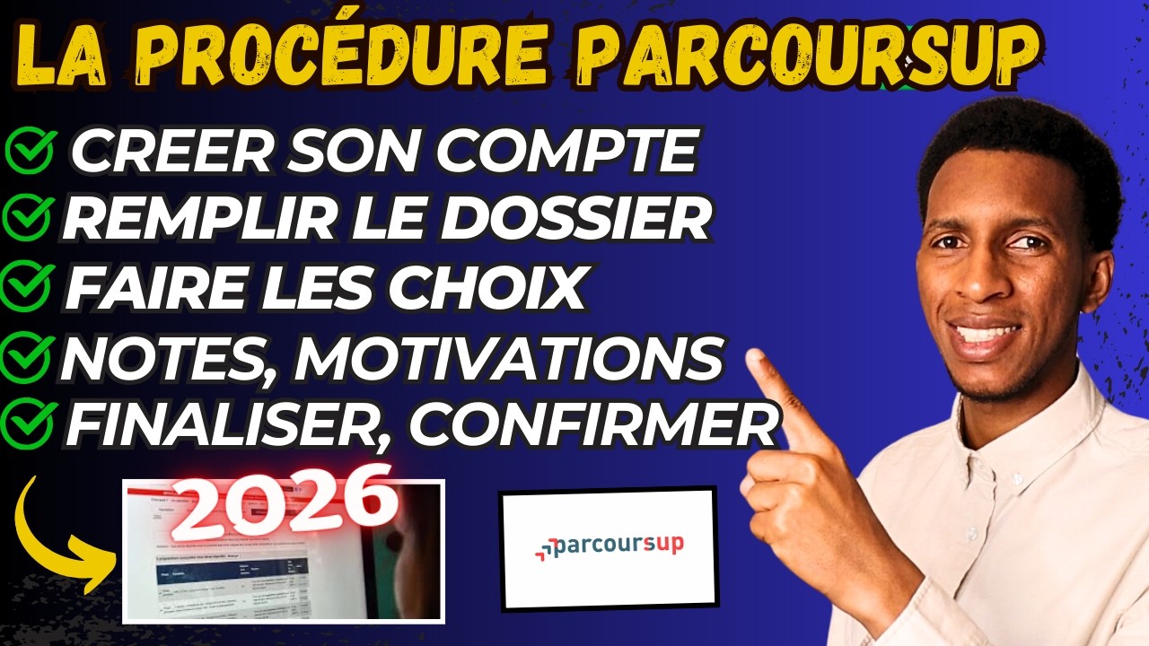 Ouverture Parcoursup 2026 : voici comment faire toute la procédure correctement