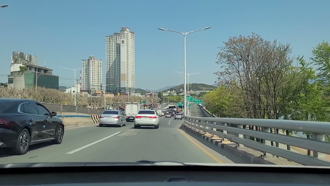 주행영상) 파동ic → 신천대로 → 경대교