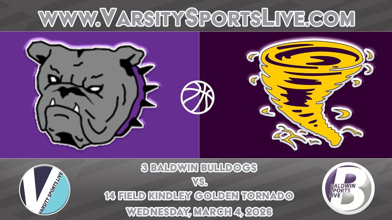 3 Baldwin Bulldogs vs. 14 Field Kindley Golden Tornado (Boys Sub-State Basketball) 3/4/26