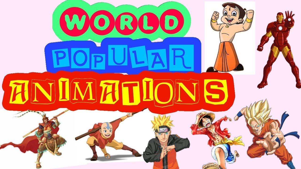 WORLD POPULAR ANIMATION IN DIFFERENT COUNTRIES...... by lion lions