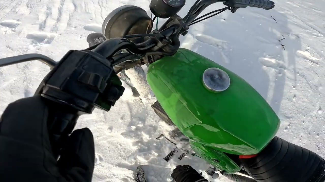 Ein wenig durch den Schnee fahren 🤪