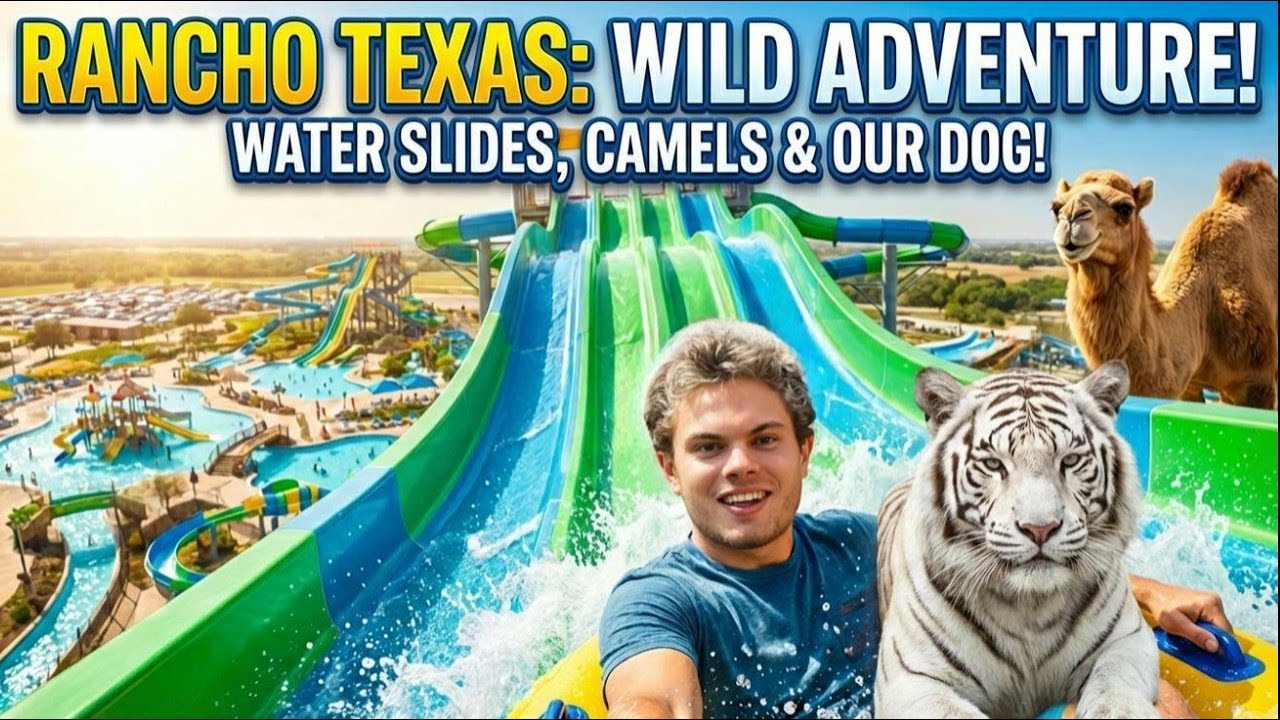 Rancho Texas Park Adventure | Camel Encounter & Evening Walk