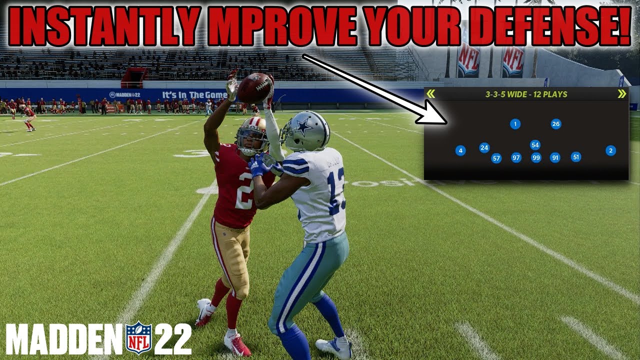 INSTANTLY IMPROVE YOUR MADDEN 22 DEFENSE! PLAY BETTER COVERAGE & RUN DEFENSE!