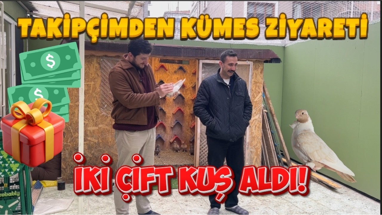 TAKİPÇİM KÜMES ZİYARETİNE GELDİ! KUŞÇULAR VLOGU😀