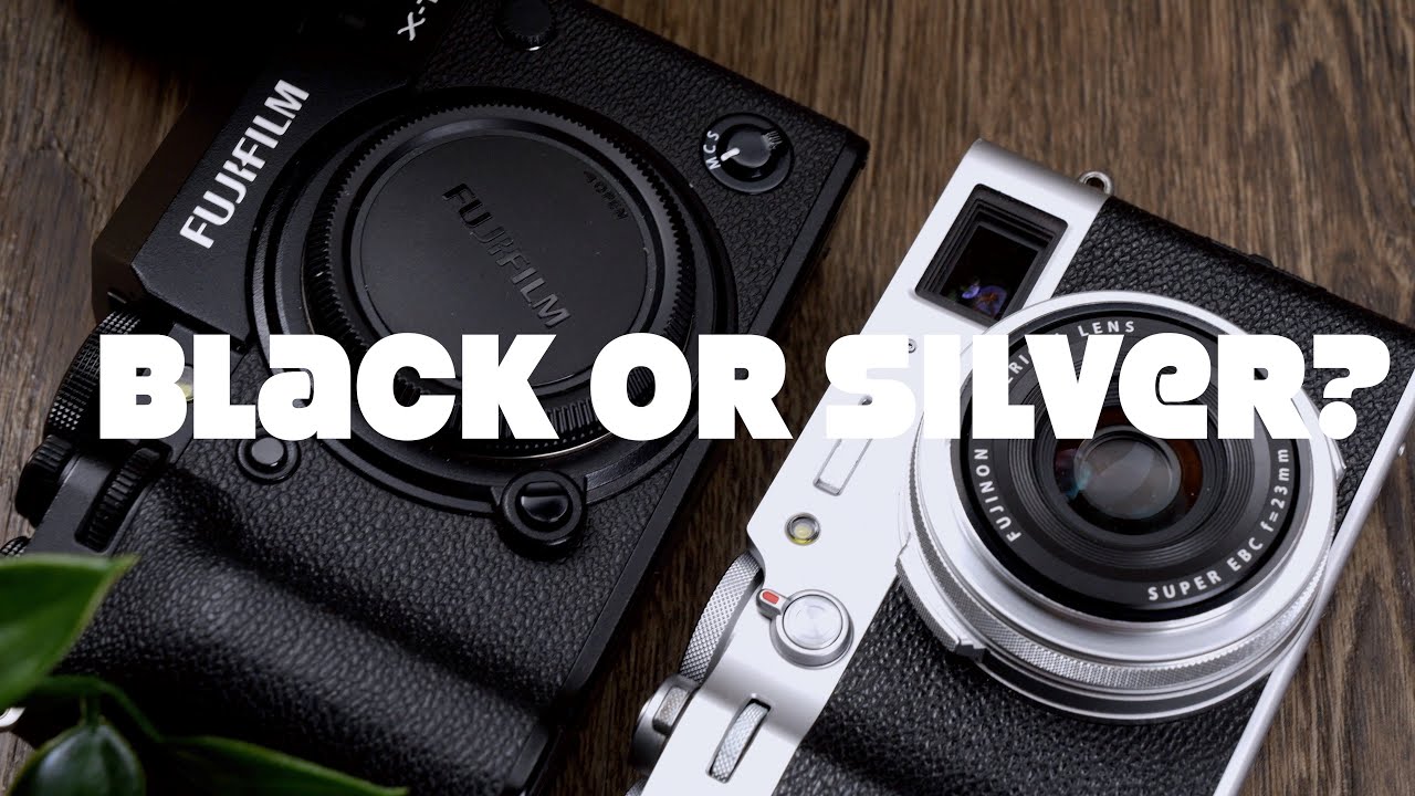 Black or Silver Camera ⎮X100V and X-T4 Fujifilm