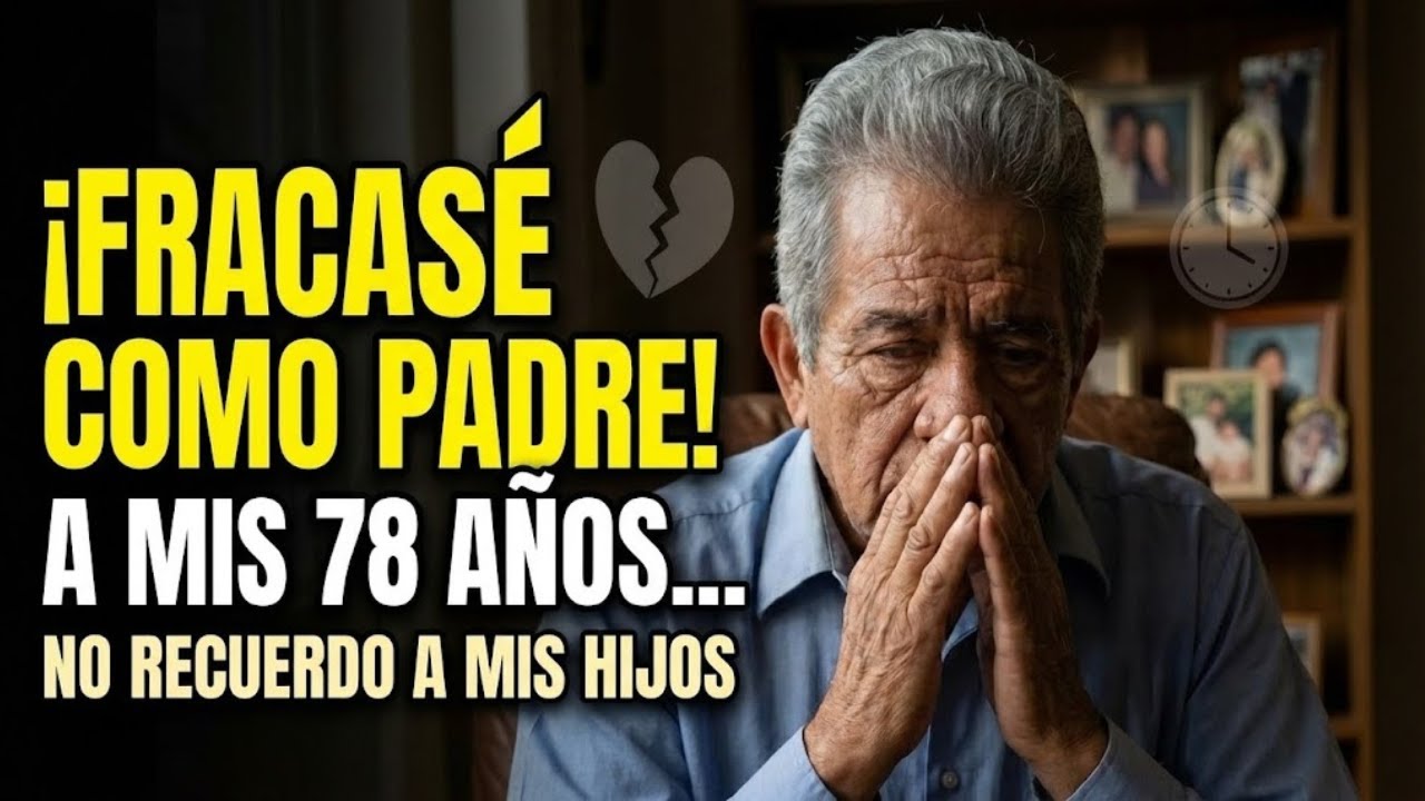 ¡FRACASÉ COMO PADRE! A mis 78 años, esto es lo que aprendí demasiado tarde...