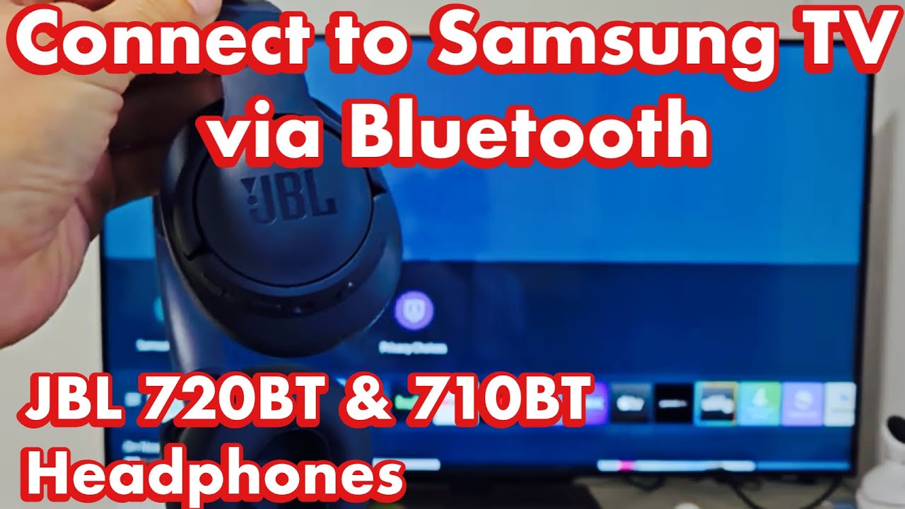 Наушники JBL TUNE 720BT и 710BT: как подключиться к Samsung Smart TV через Bluetooth