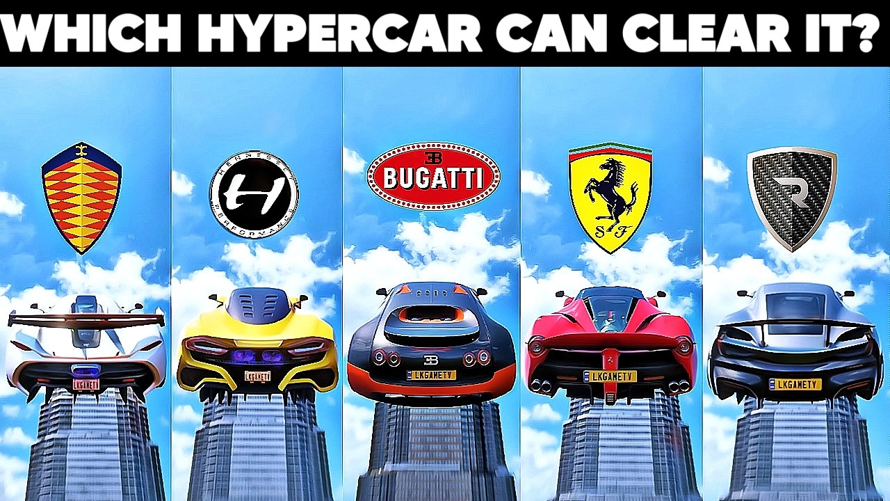 Which Hypercars Can Jump Over The Buildings in Forza Horizon 5? Let's Find Out