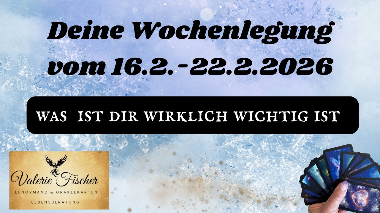 Deine Wochenlegung vom 16.2. - 22.2.2026