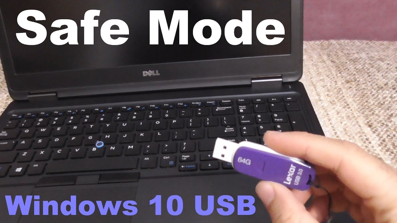 Как войти в безопасный режим в Windows 10 с помощью USB-накопителя? (bcdboot, safeboot, msconfig)