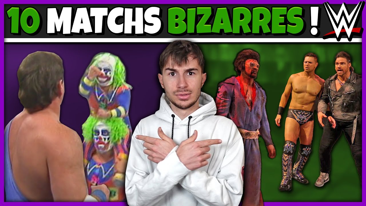 10 matchs BIZARRES à la WWE !